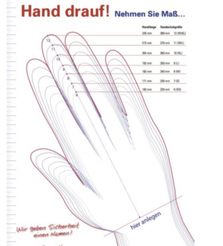 Askö Jugendfeuerwehr- handschuhe mit Strickbund EN 388 DJF Feuerwehrhandschuh Askö